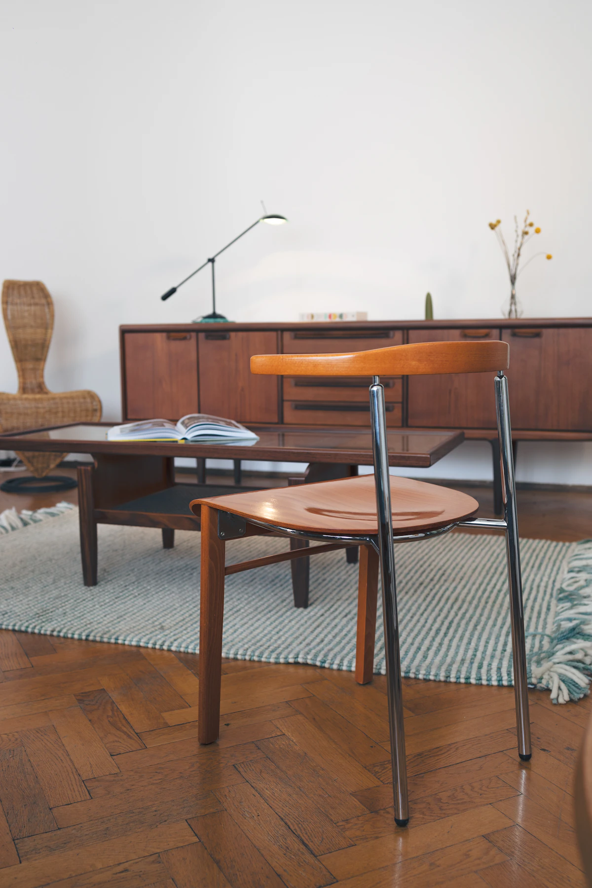 Mid-century dining table and chairs