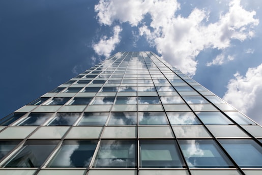 a very tall building with lots of windows