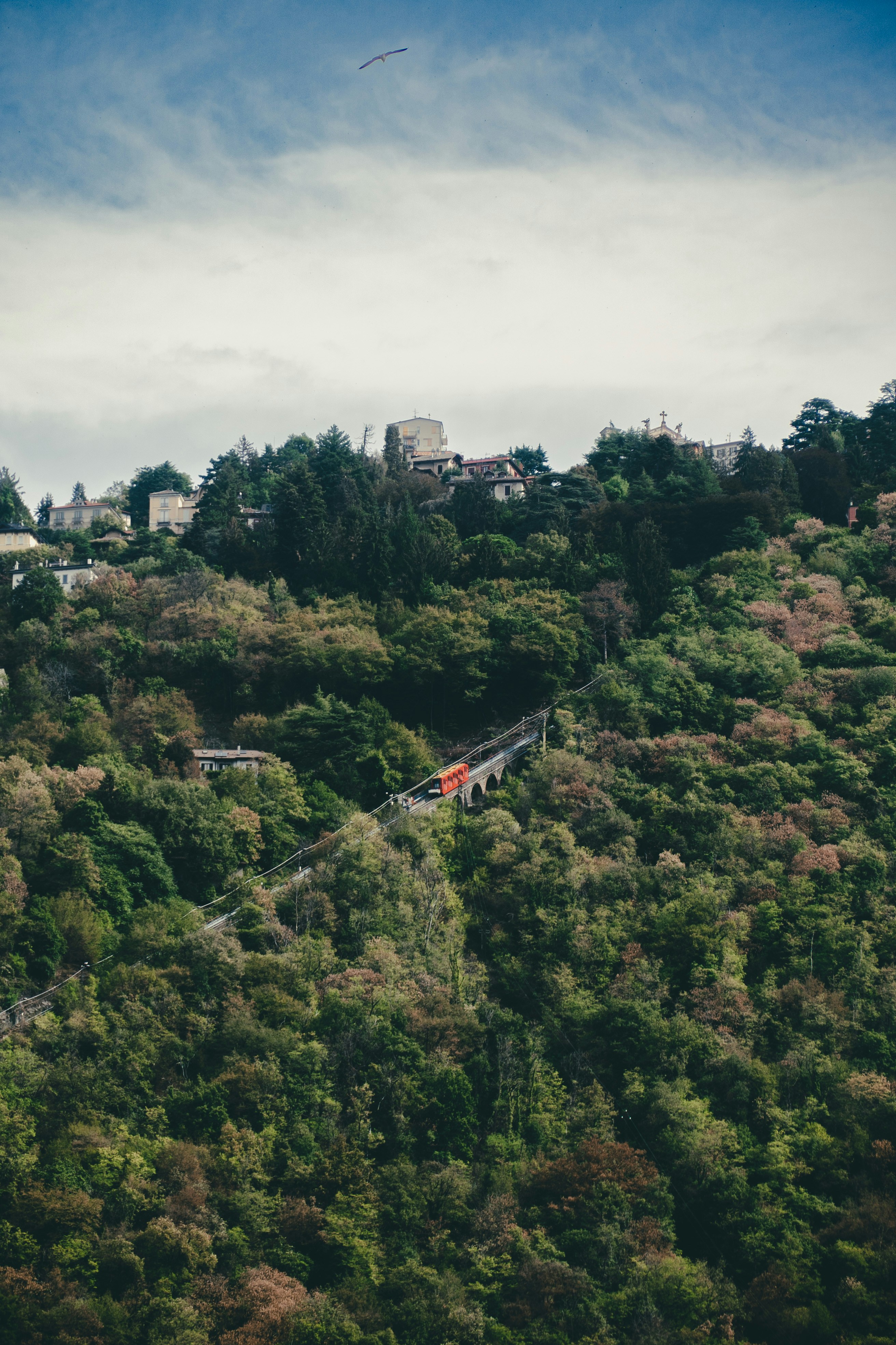 cable car in Como