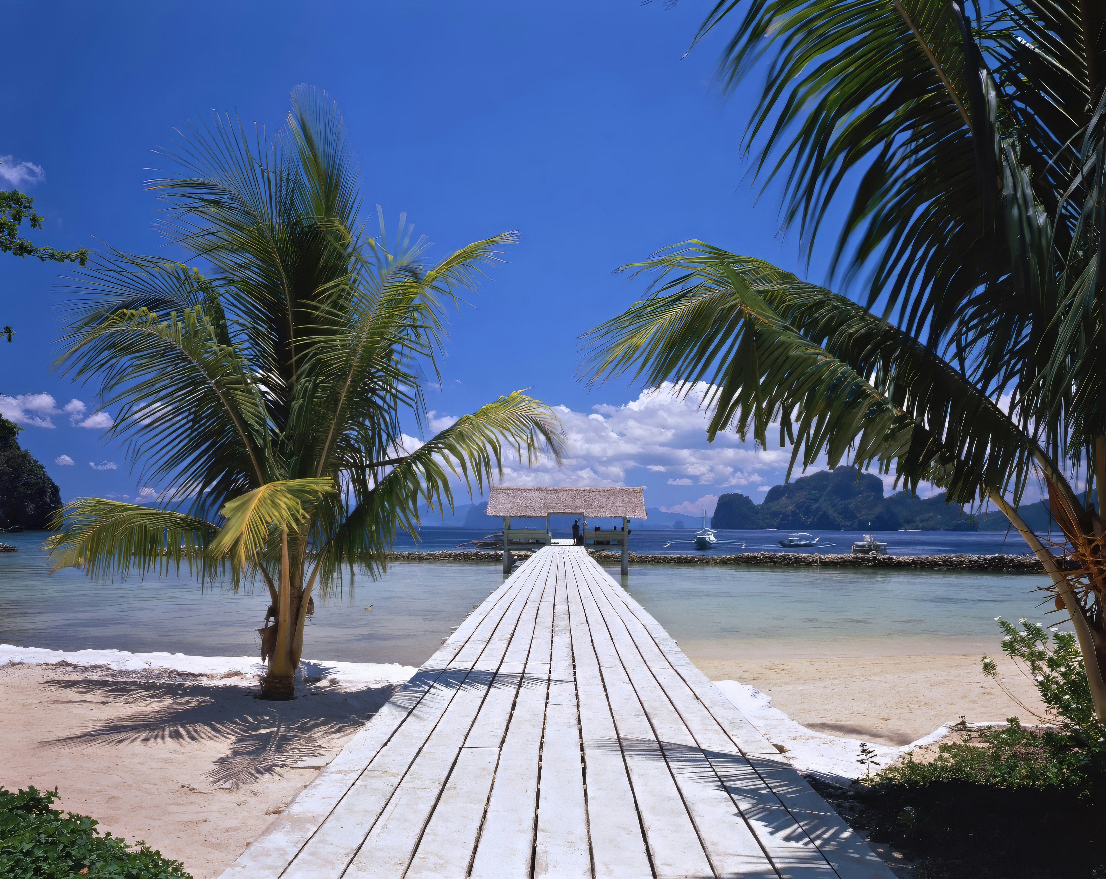 Tropical beach resort backdrop, ilustrasi artikel Dreamy Destinations: The Ultimate All-Inclusive Honeymoon Resorts 1