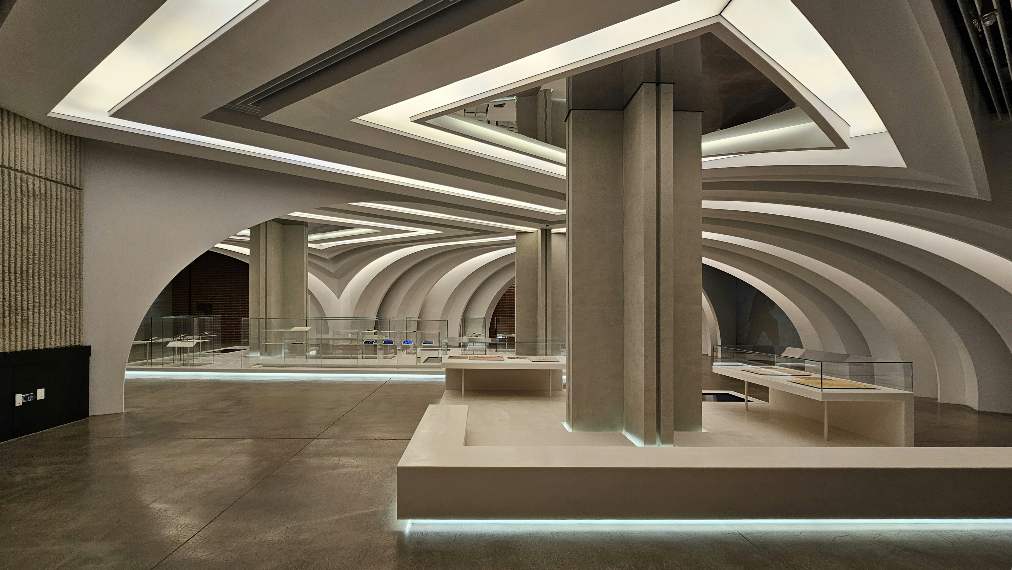 Futuristic architecture space