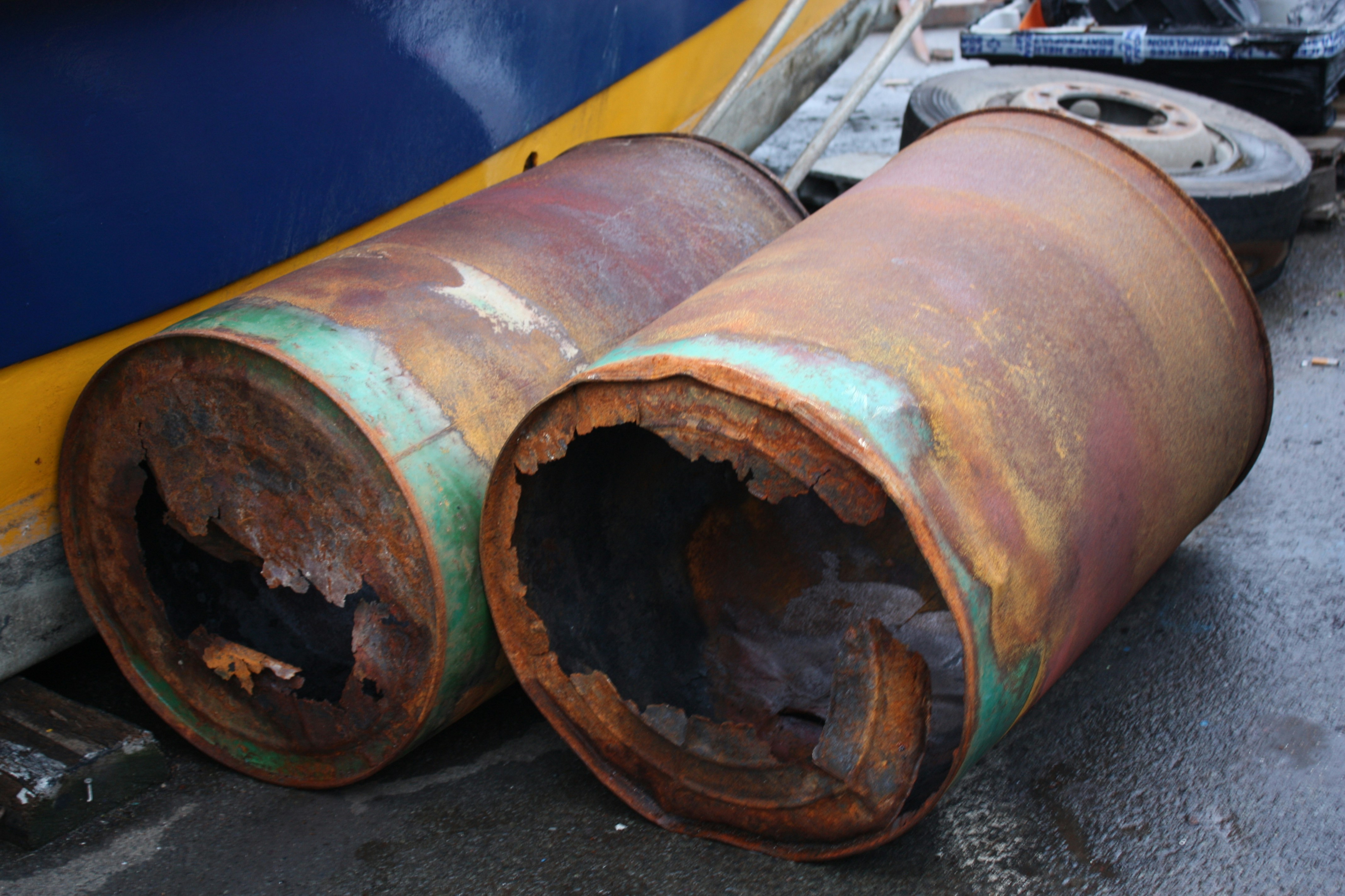 corroded galvanized steel pipe - water pressure problems northern va