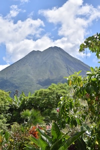 a view of a mountain in the distance