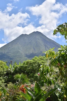a view of a mountain in the distance