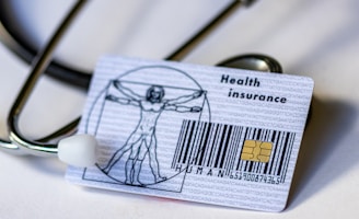 a card with a drawing of a person on it