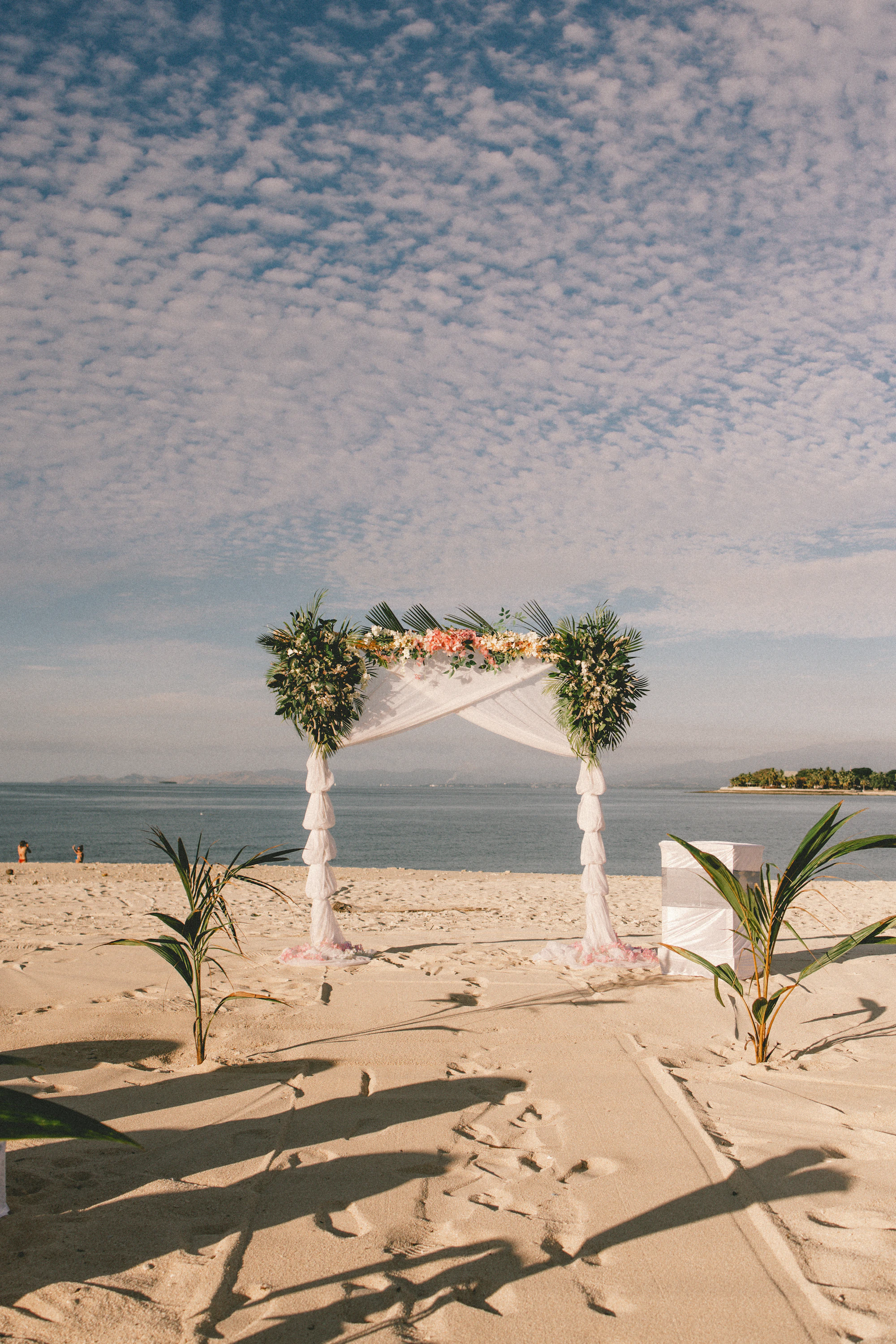 Wedding ceremony on a Skyros beach, Greece