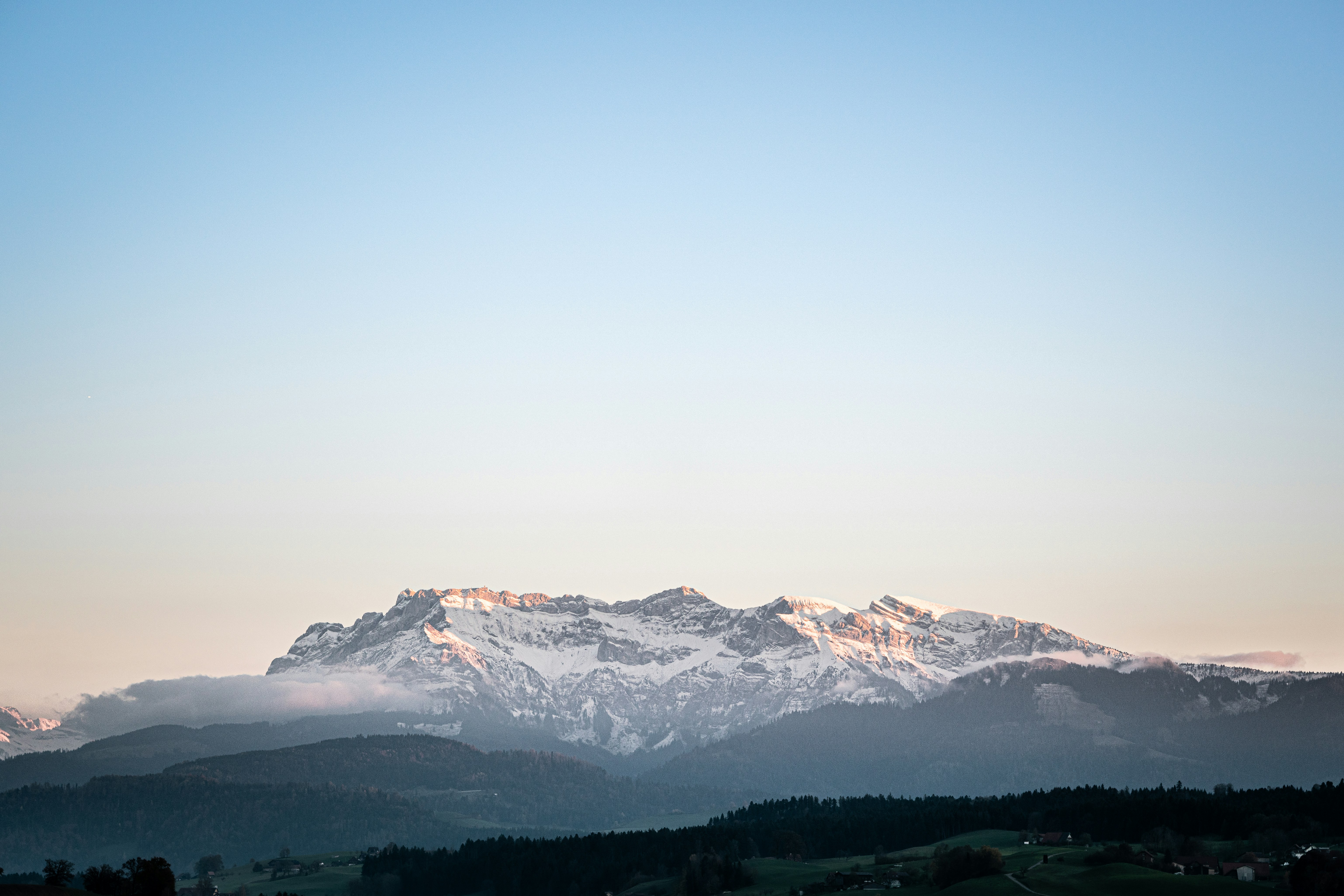 Mountain range from distance