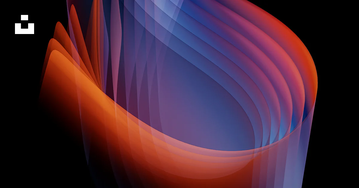 A close up of a colorful object on a black background photo – Free ...