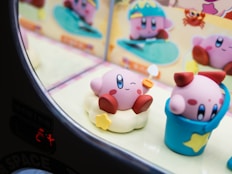 a close up of a toy ice cream display