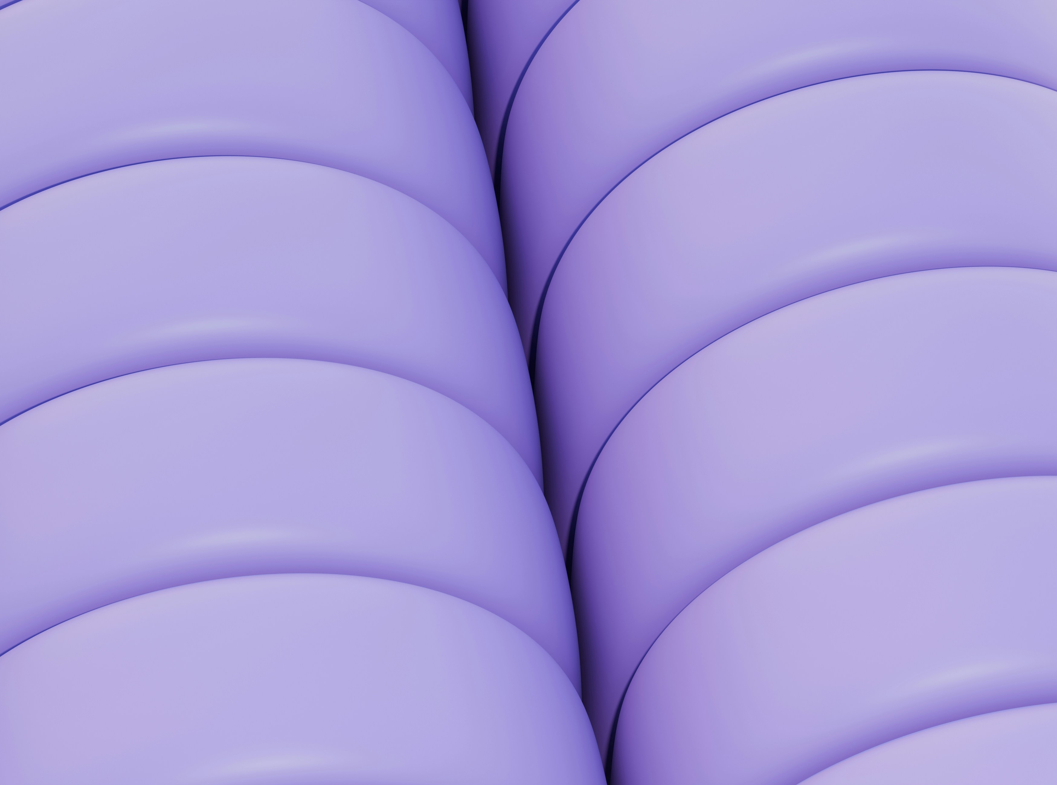 a close up of a bunch of purple seats