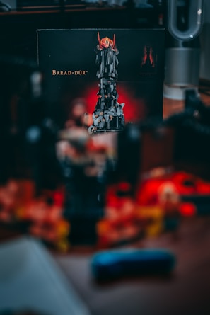 a black box with a picture of a robot on it