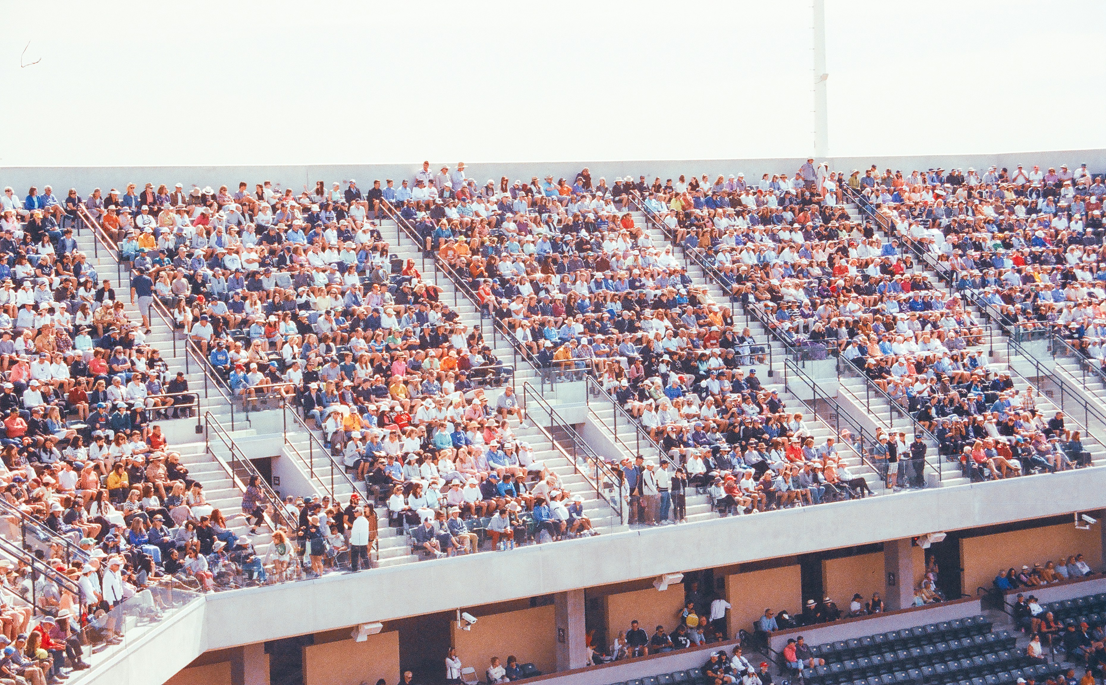 a large crowd of people in a stadium