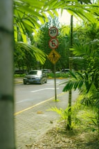 a street sign on the side of the road