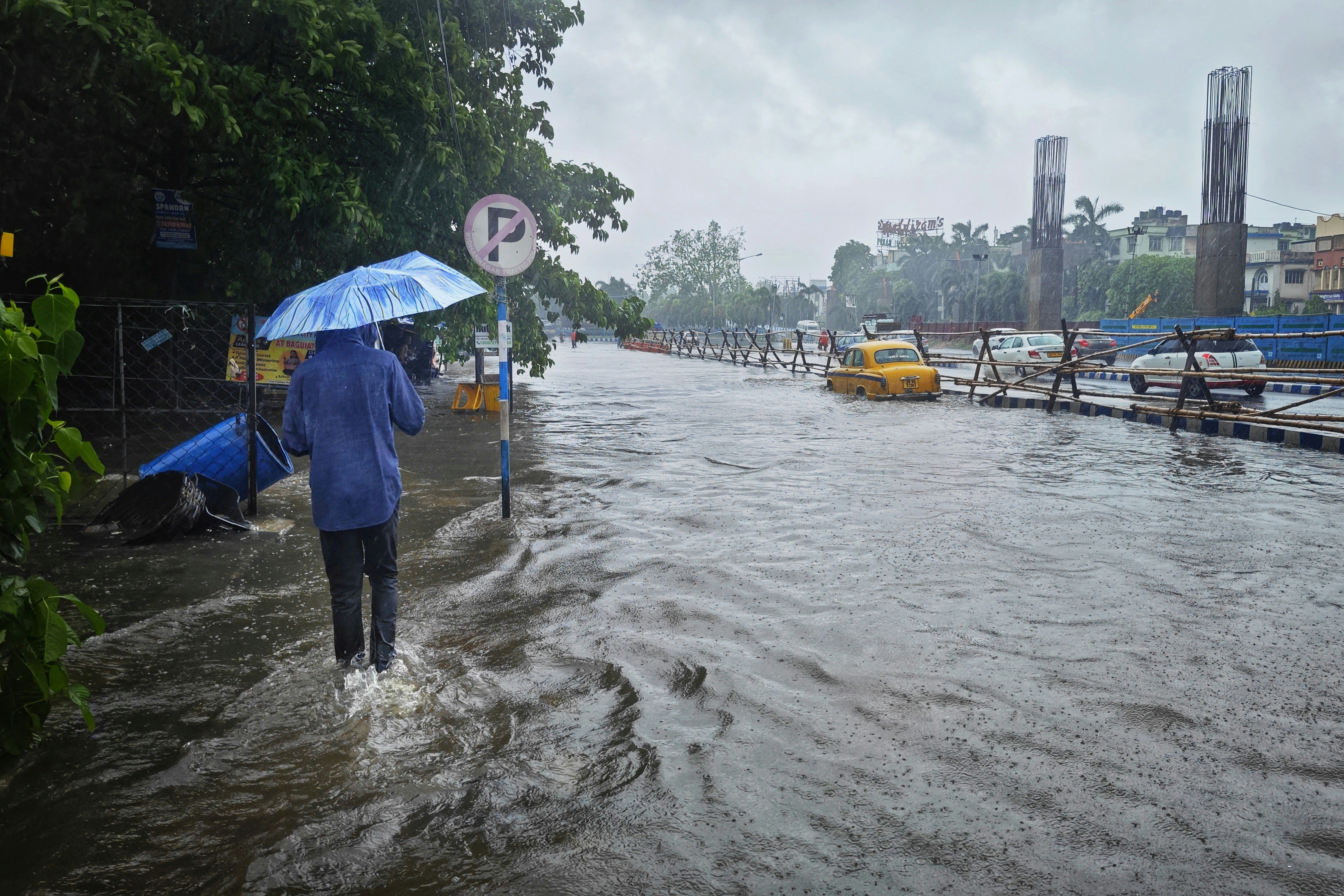 Monsoon clouds over Mumbai’s skyline