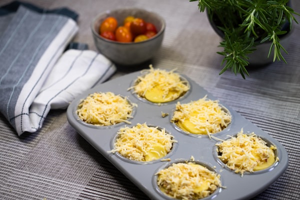 Keto Muffins met Bacon en Cheddar