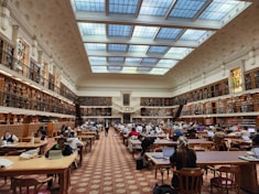 a large library filled with lots of books