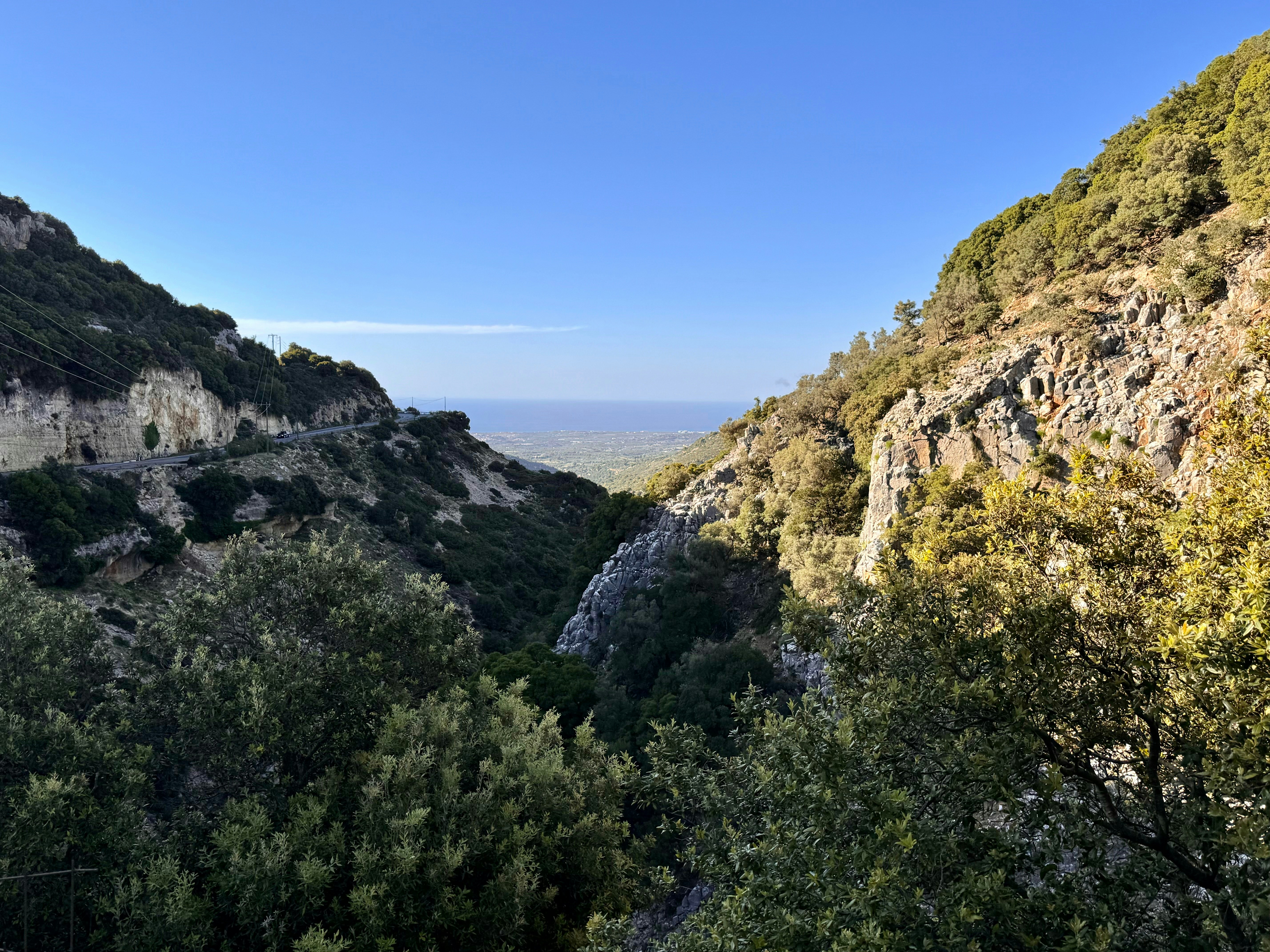 Crete mountains close to Chania