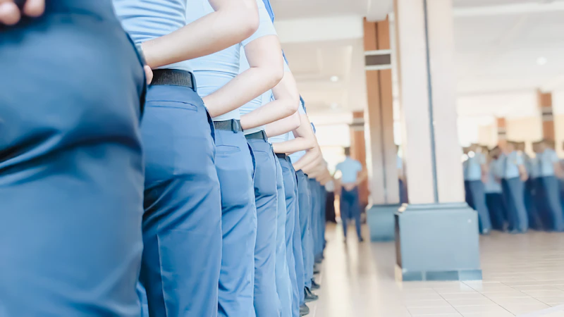 A group of people with herpes standing in a line