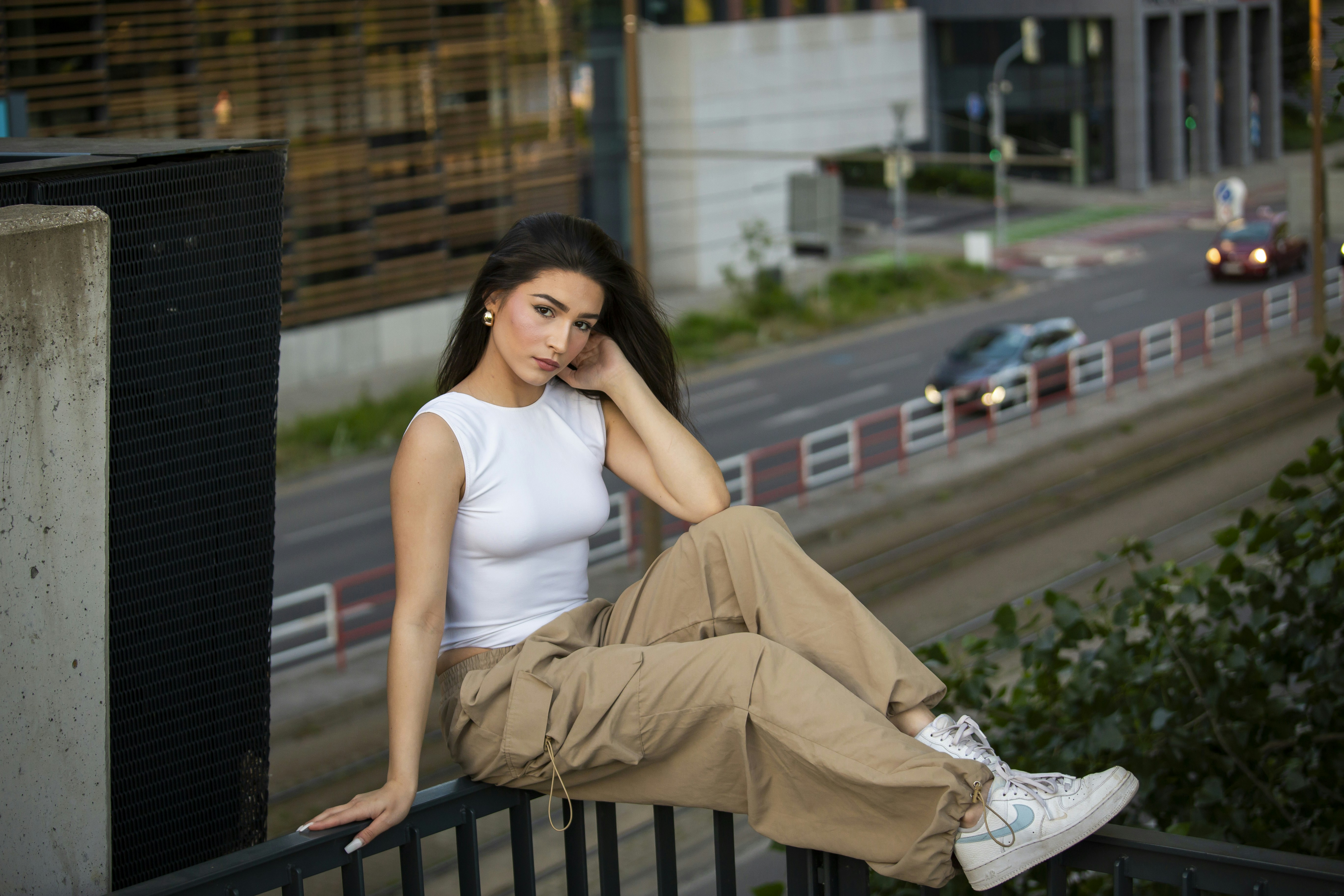 Digital avatar design for AI model girl with futuristic features