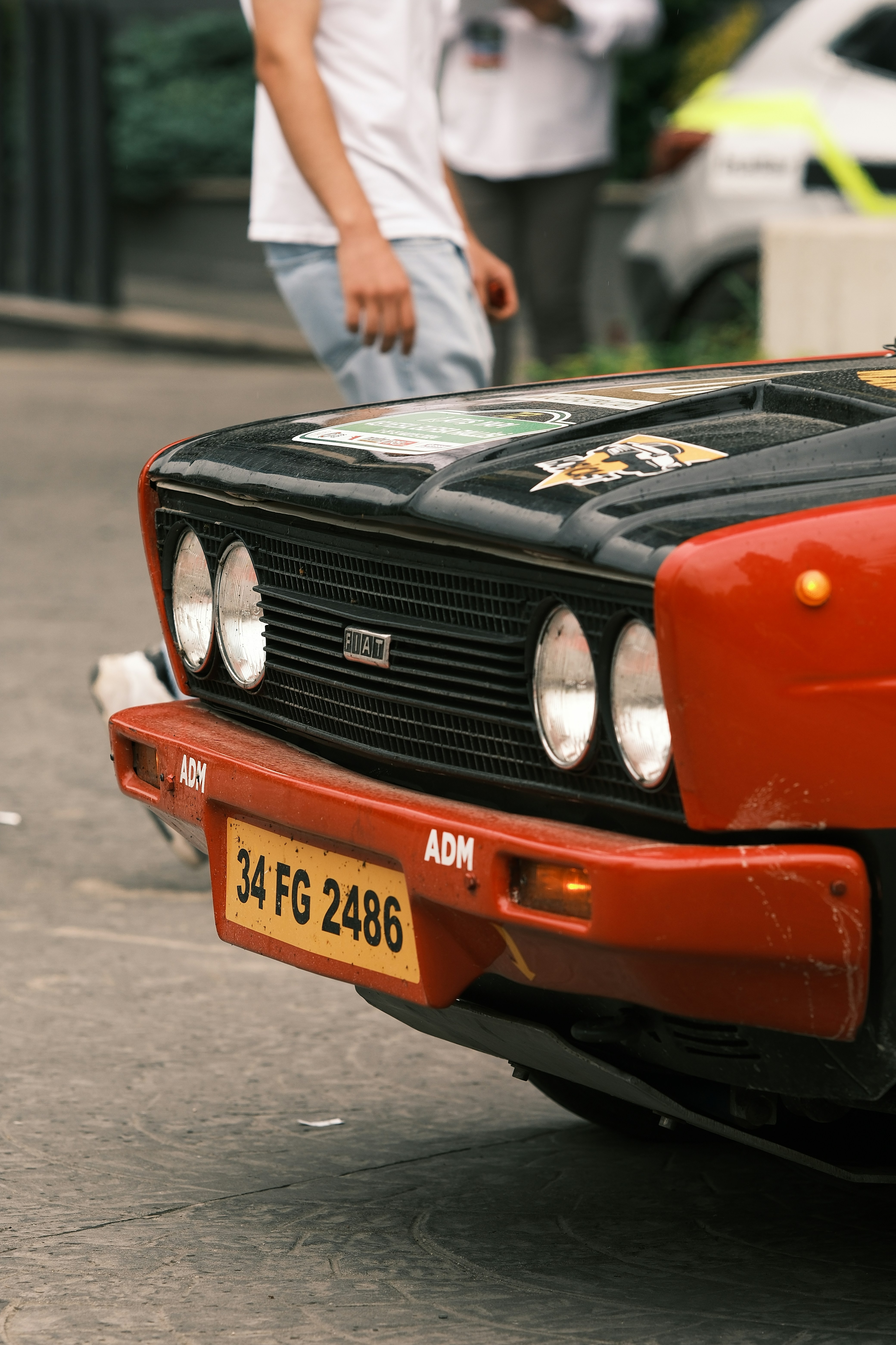 A red car parked on the side of the road photo – Free Car Image on Unsplash