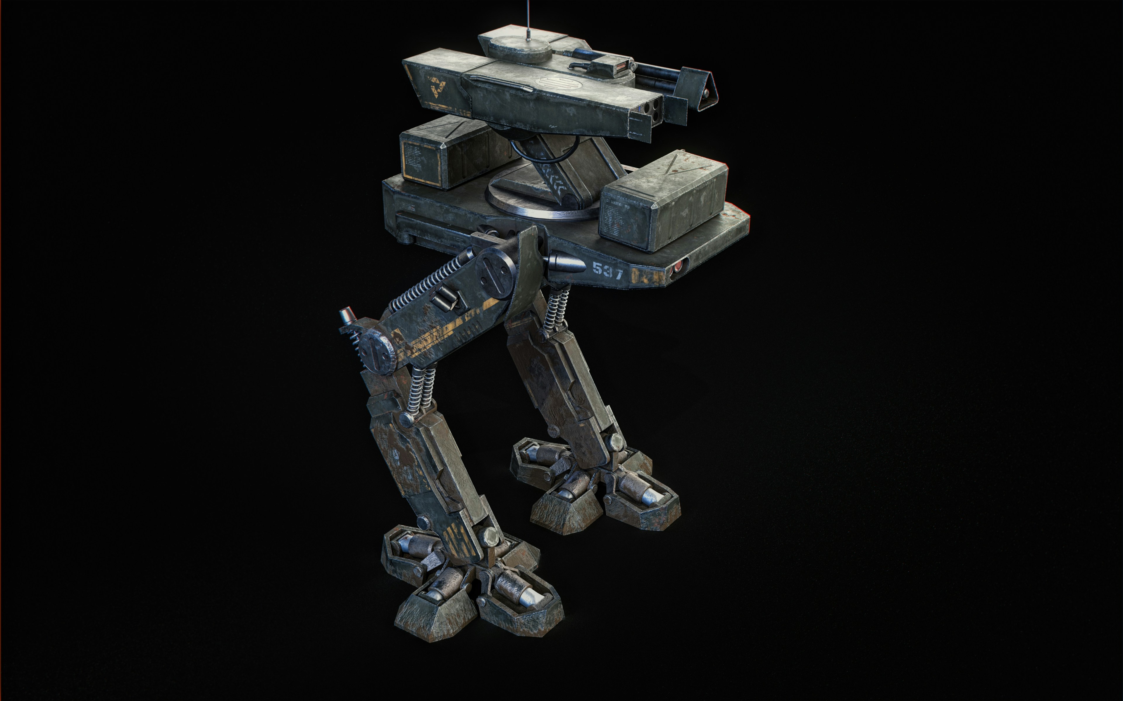 Mech Robot Two Legs Combat Sci-Fi