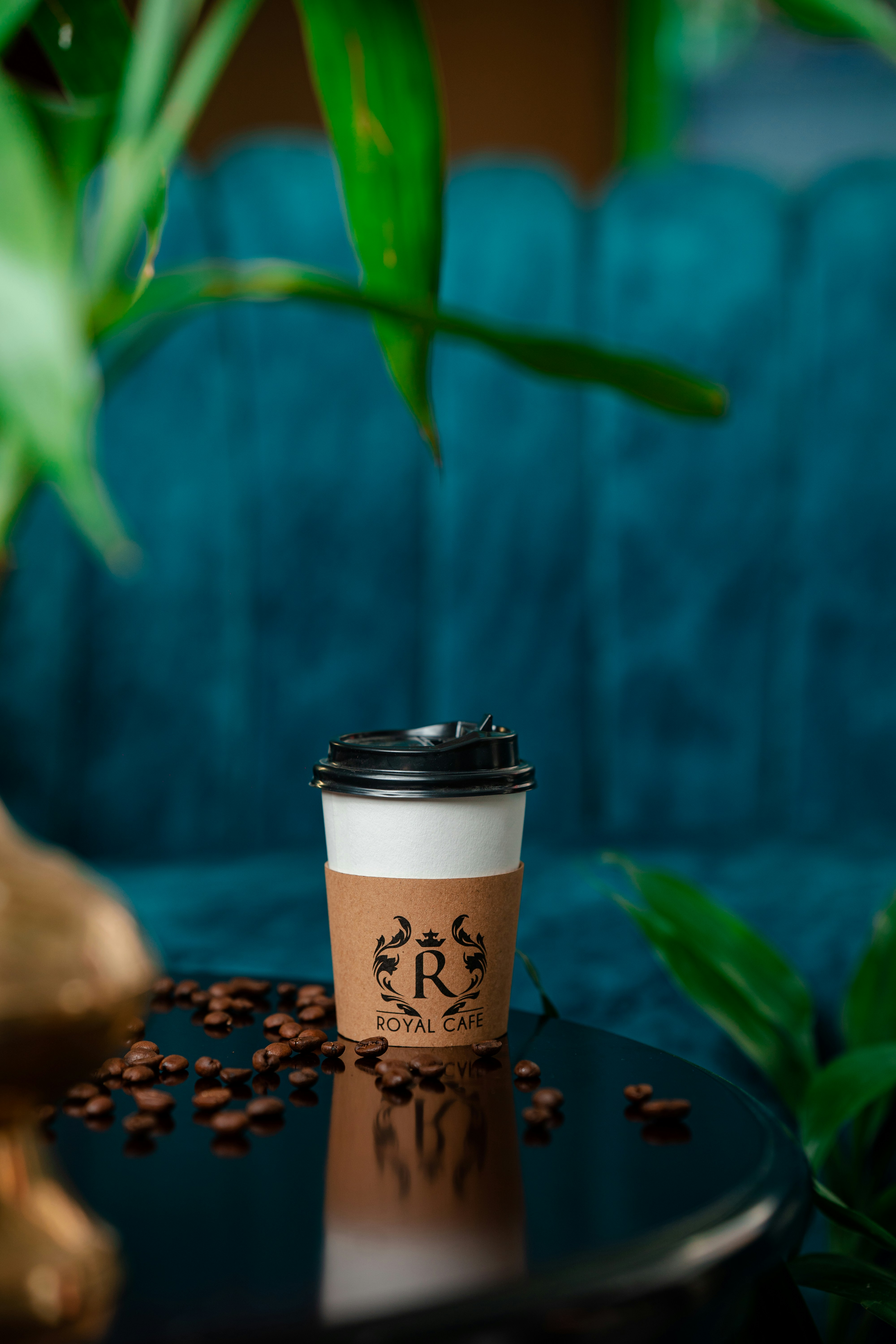 A cup of coffee sitting on top of a table