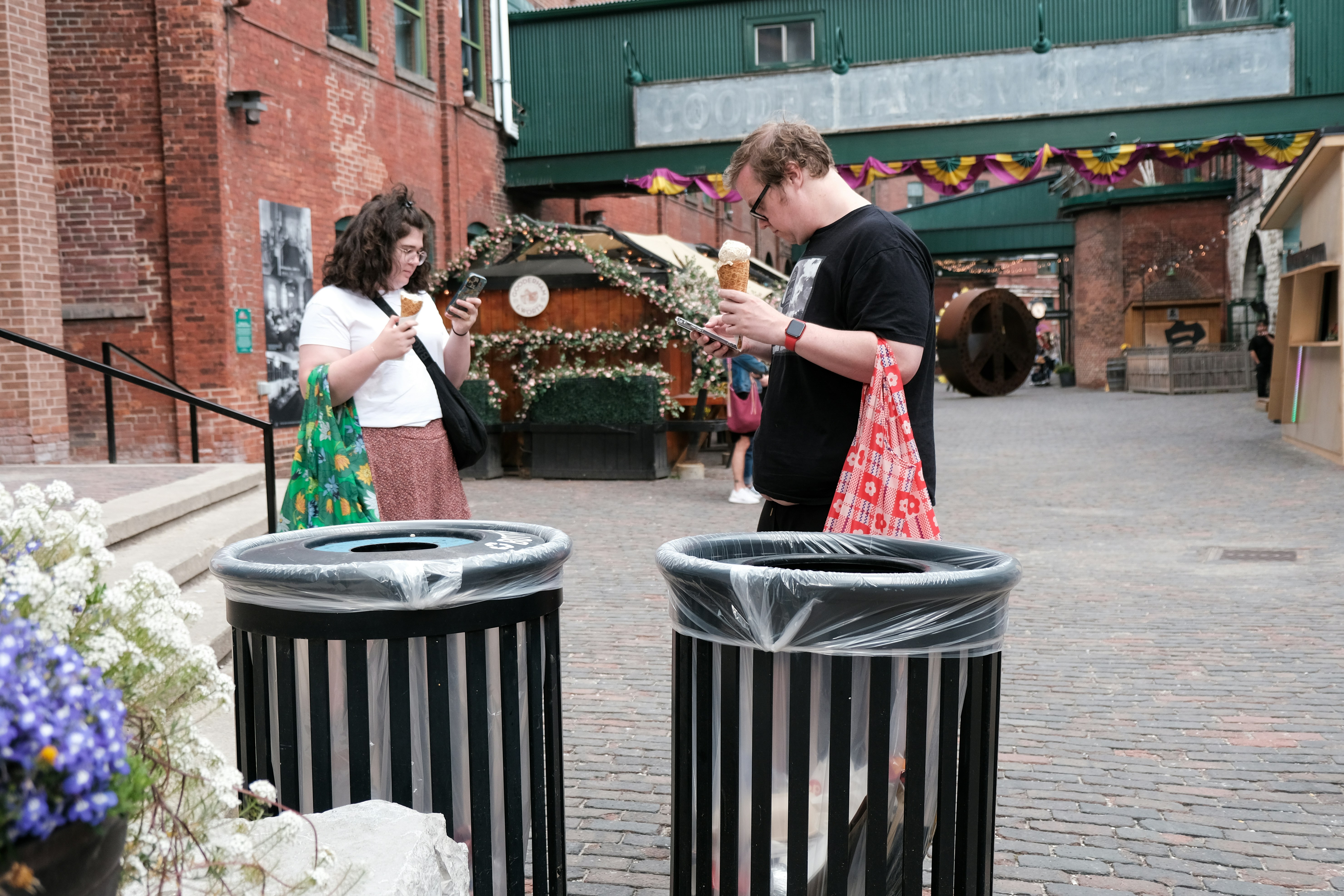 community recycling event