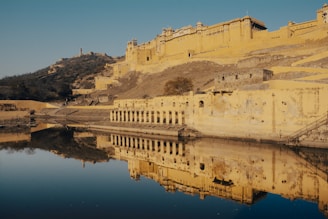 a large body of water with buildings on top of it