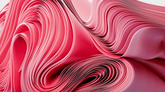 A close up of a pink abstract background
