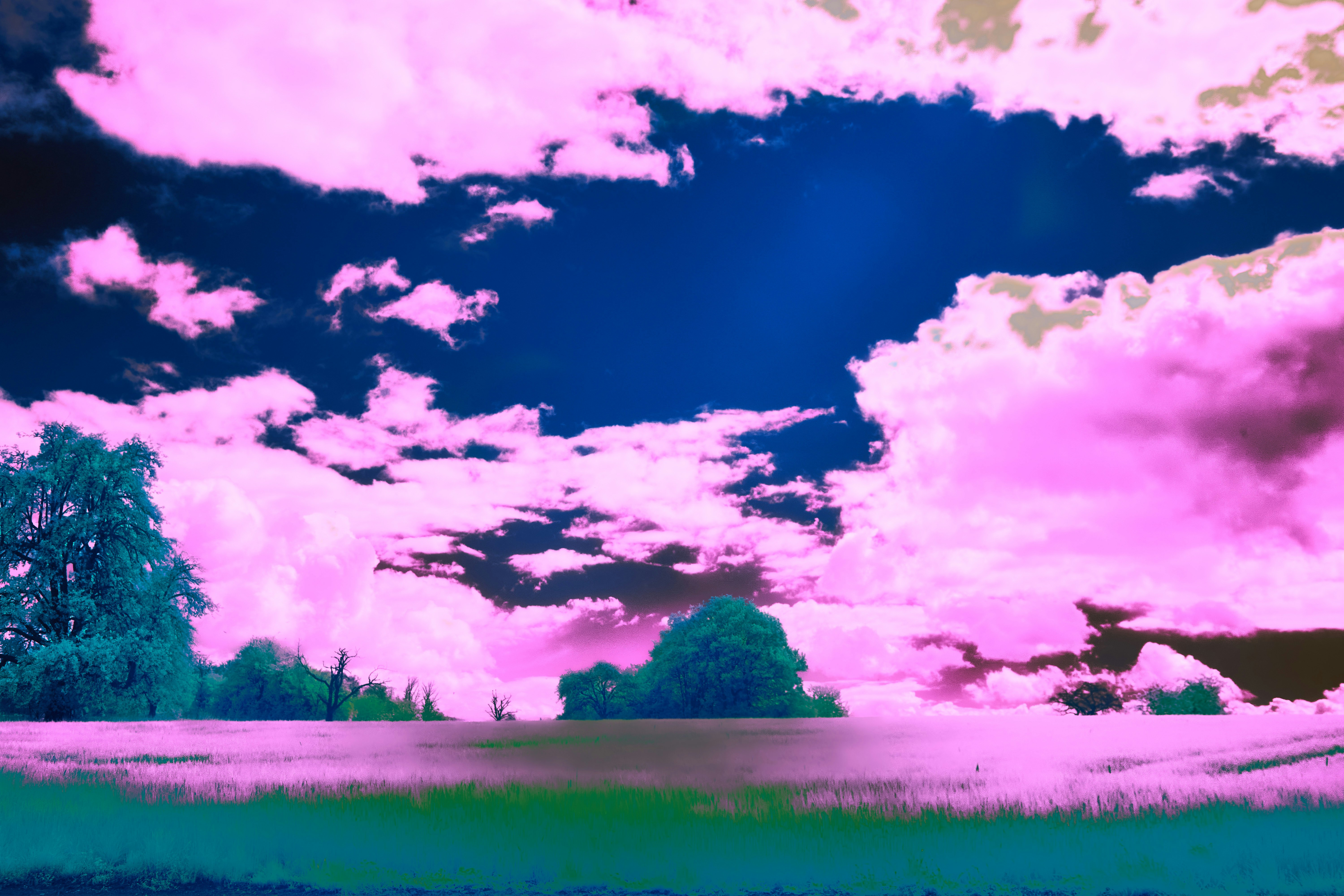 Pastel anime sky