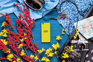 A bunch of items that are on a table