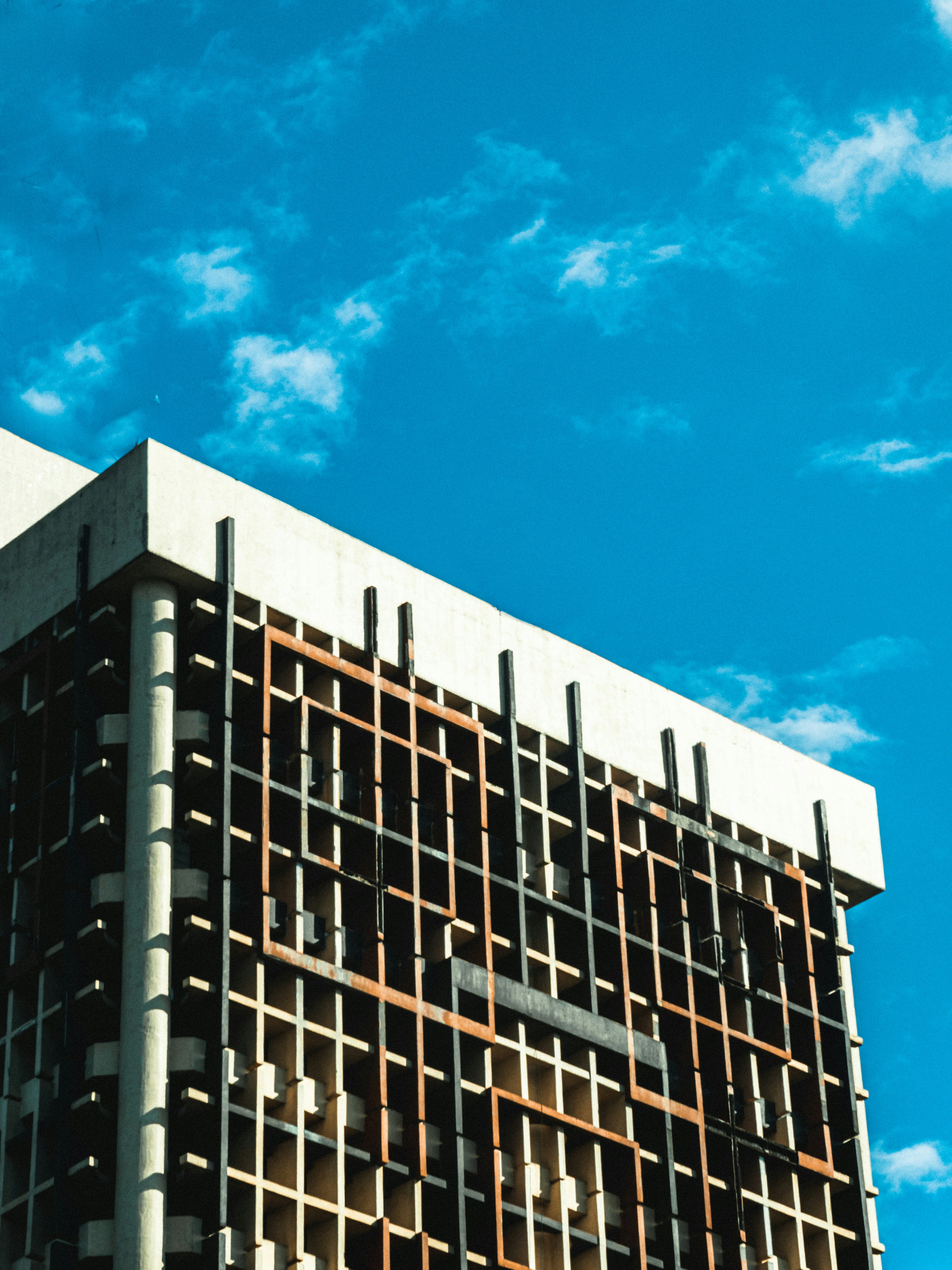 A tall building with a clock on the top of it