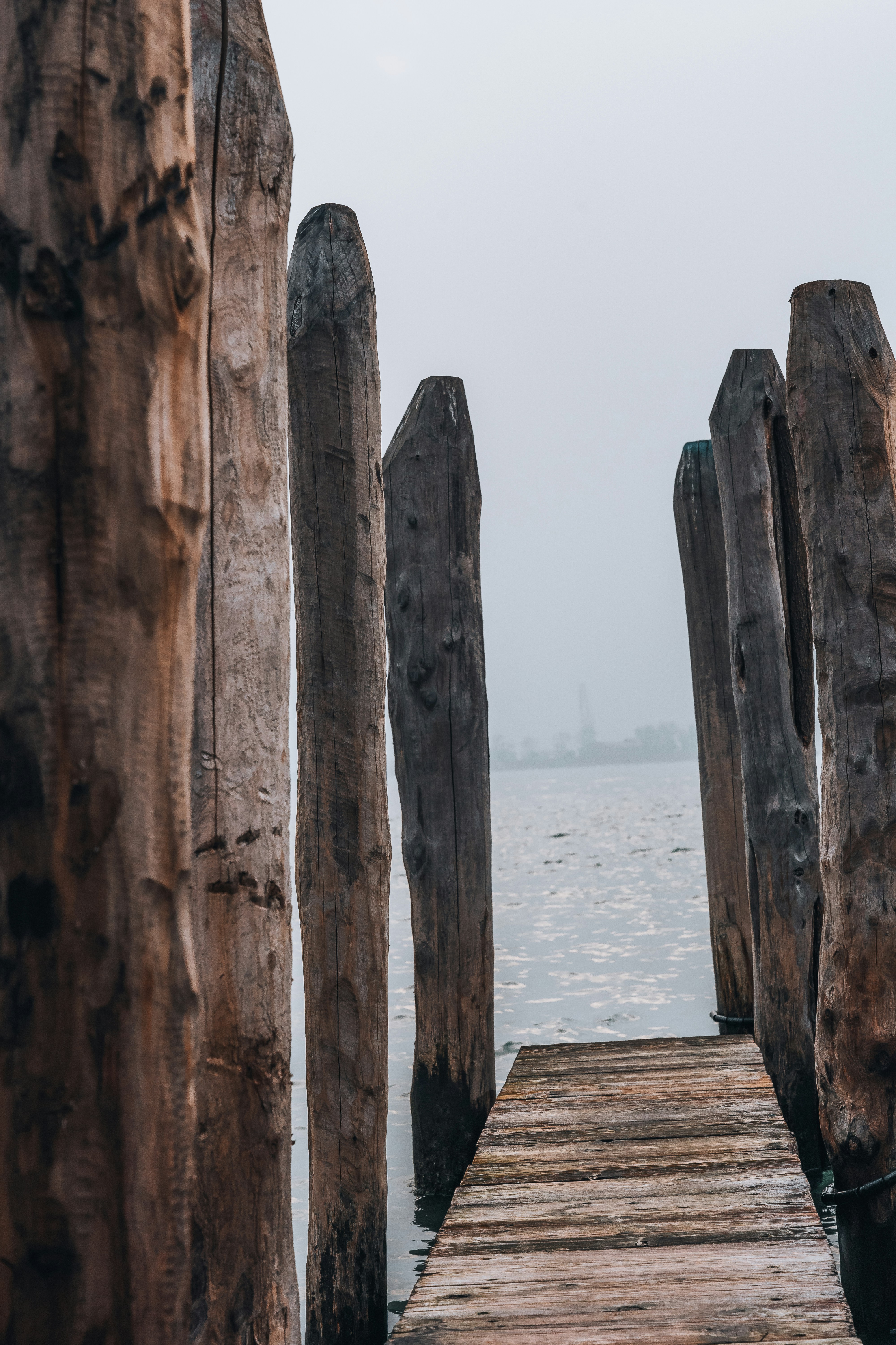 Boarwalk leading into the water