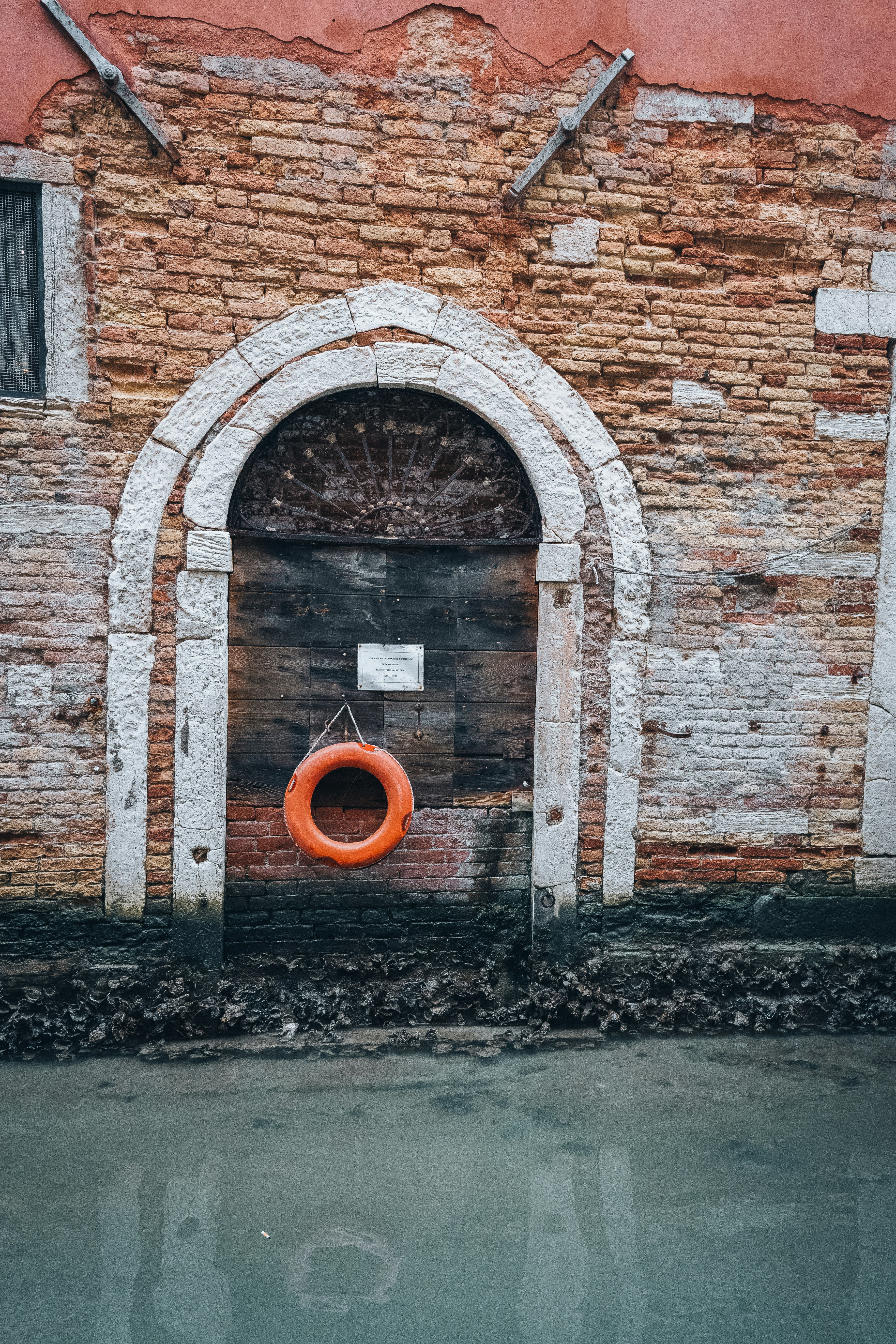 If you happen to leave the entrance portal of the building, be sure to take the life belt with you