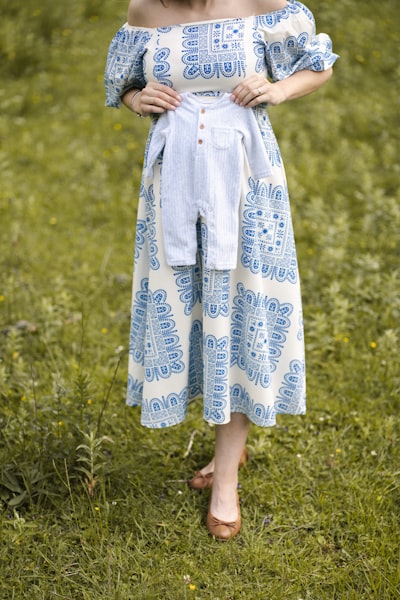 Sage Wrap Top — Earthy bohemian maternity top