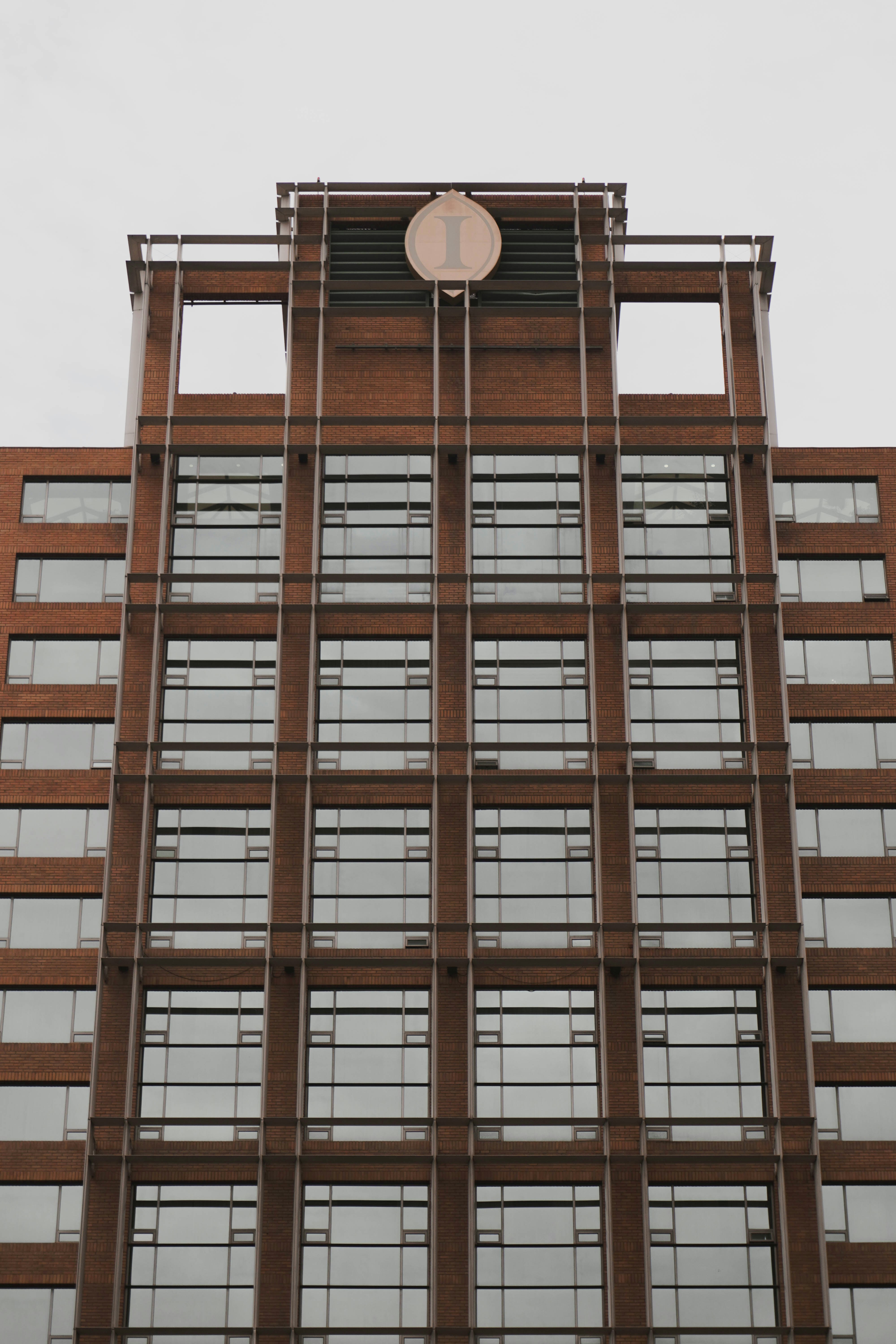 A tall building with a clock on the top of it