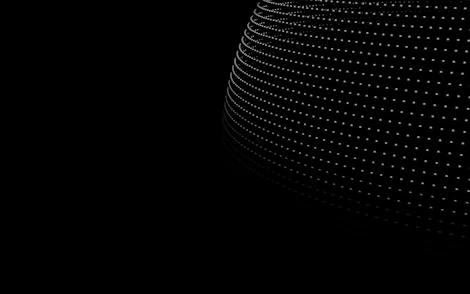 A black and white photo of a speaker