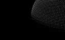 A black and white photo of a speaker