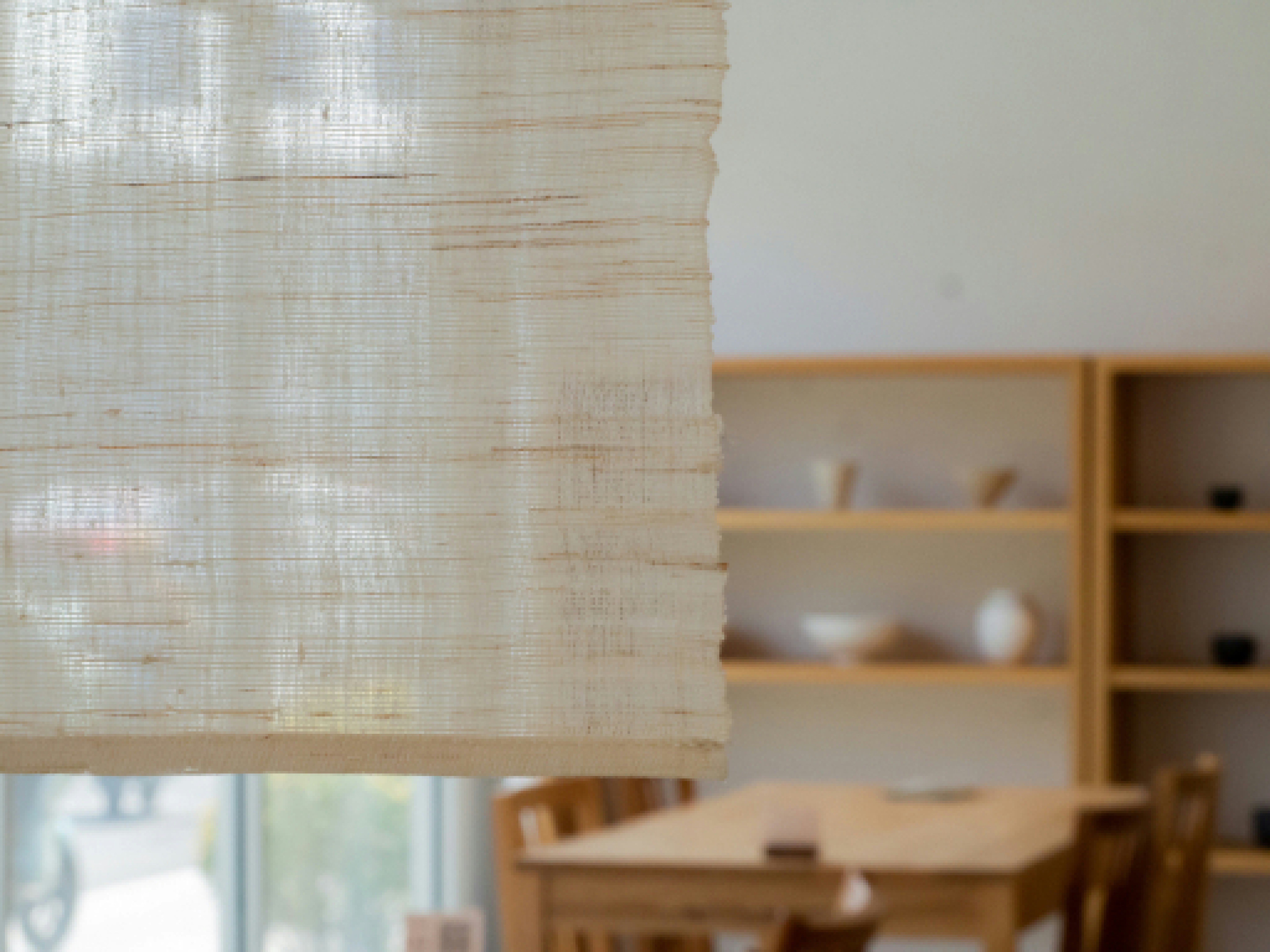 roman blind detail