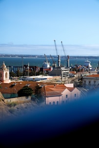 A view of a city and a body of water