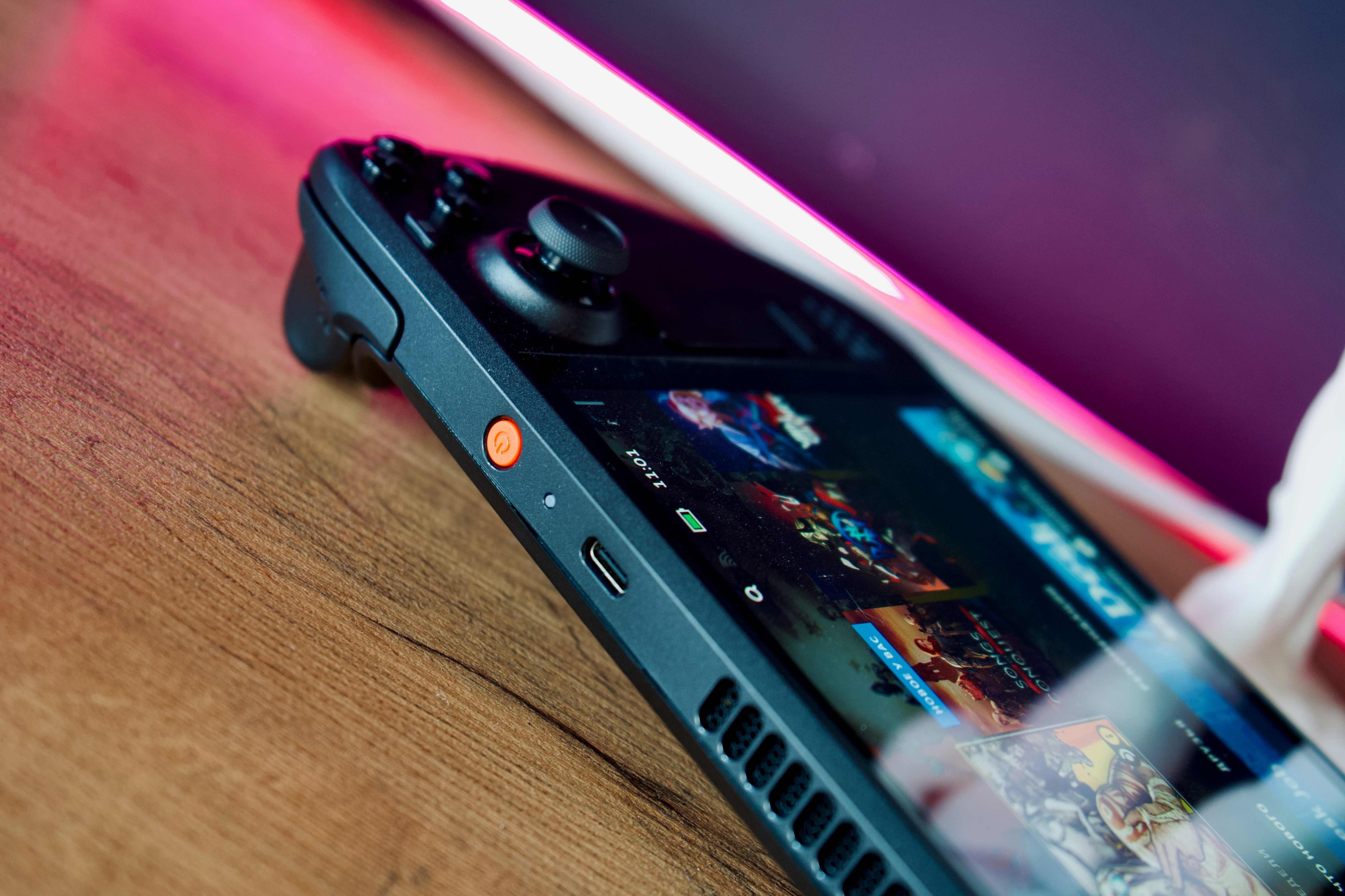 A close up of a cell phone on a table