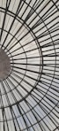 The inside of a building with a metal roof