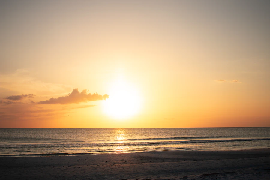 Clearwater Beach at golden hour