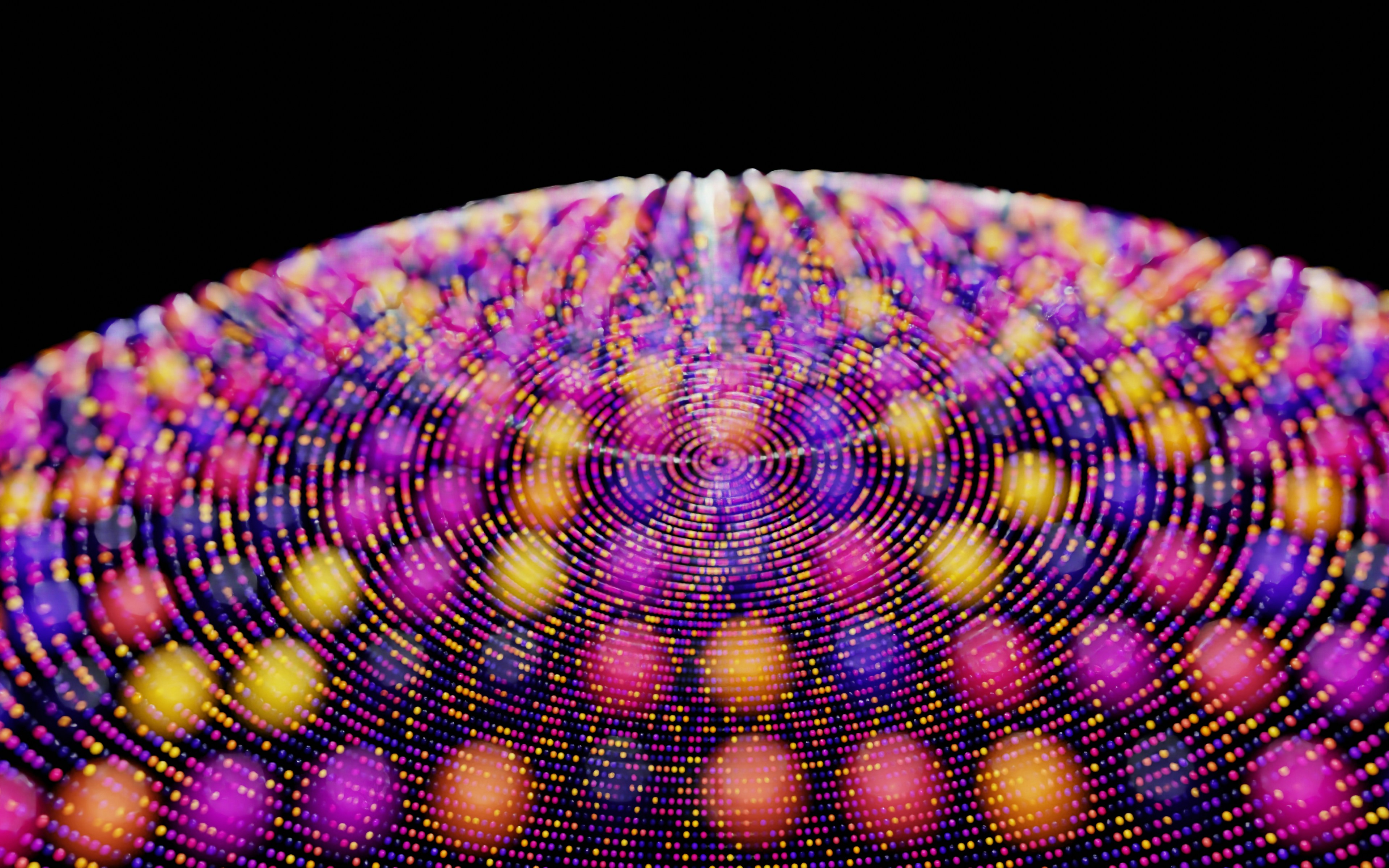 A colorful object with a black background photo – Free Pattern Image on ...