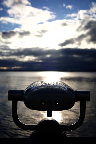 A view of a body of water from a boat