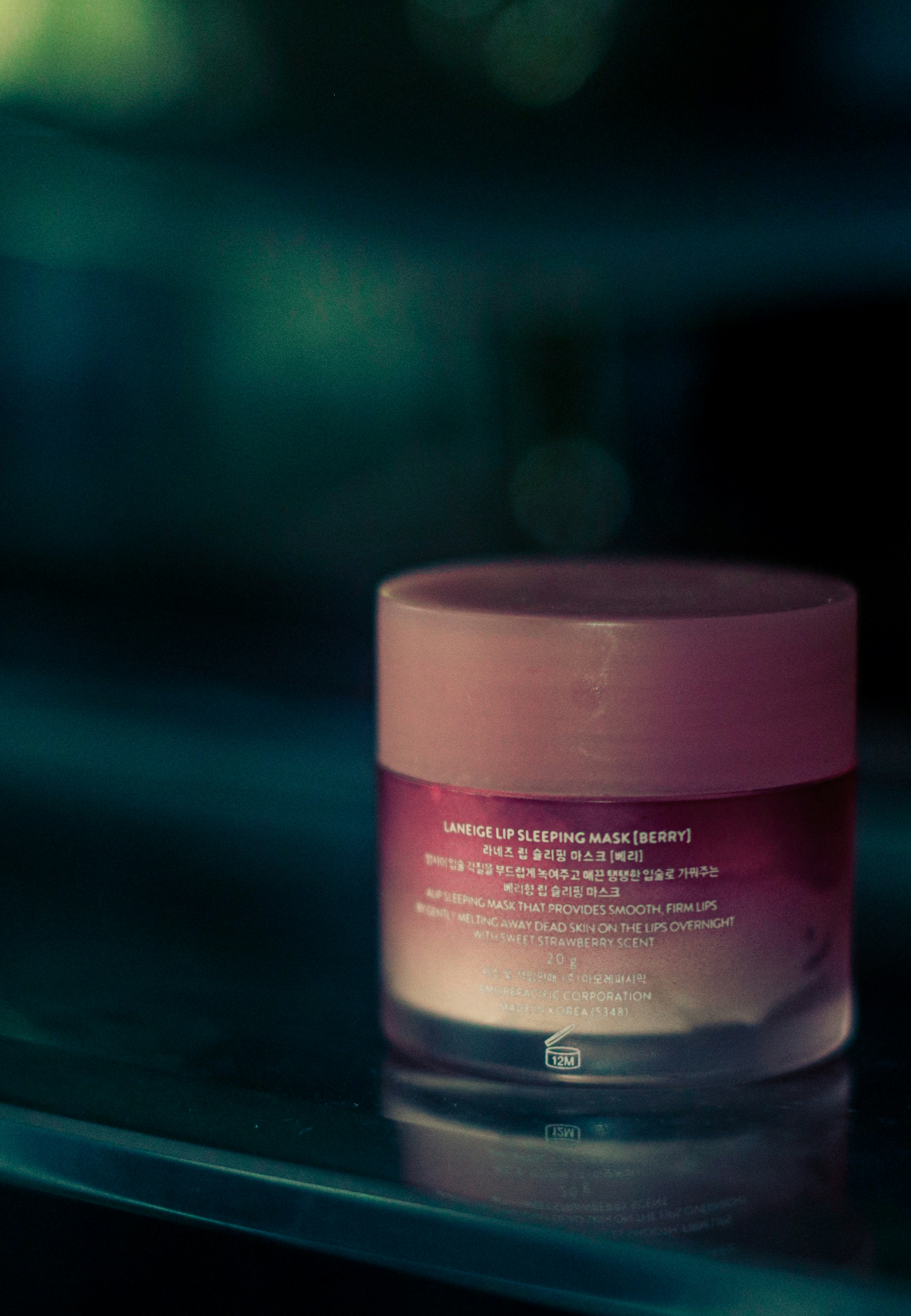 Lip Sleeping Mask Berry product photo on clean neutral background