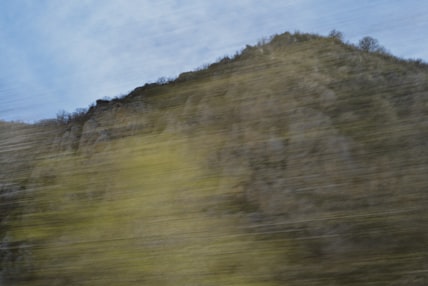 Cruising by Torghatten (Hat Mountain) port