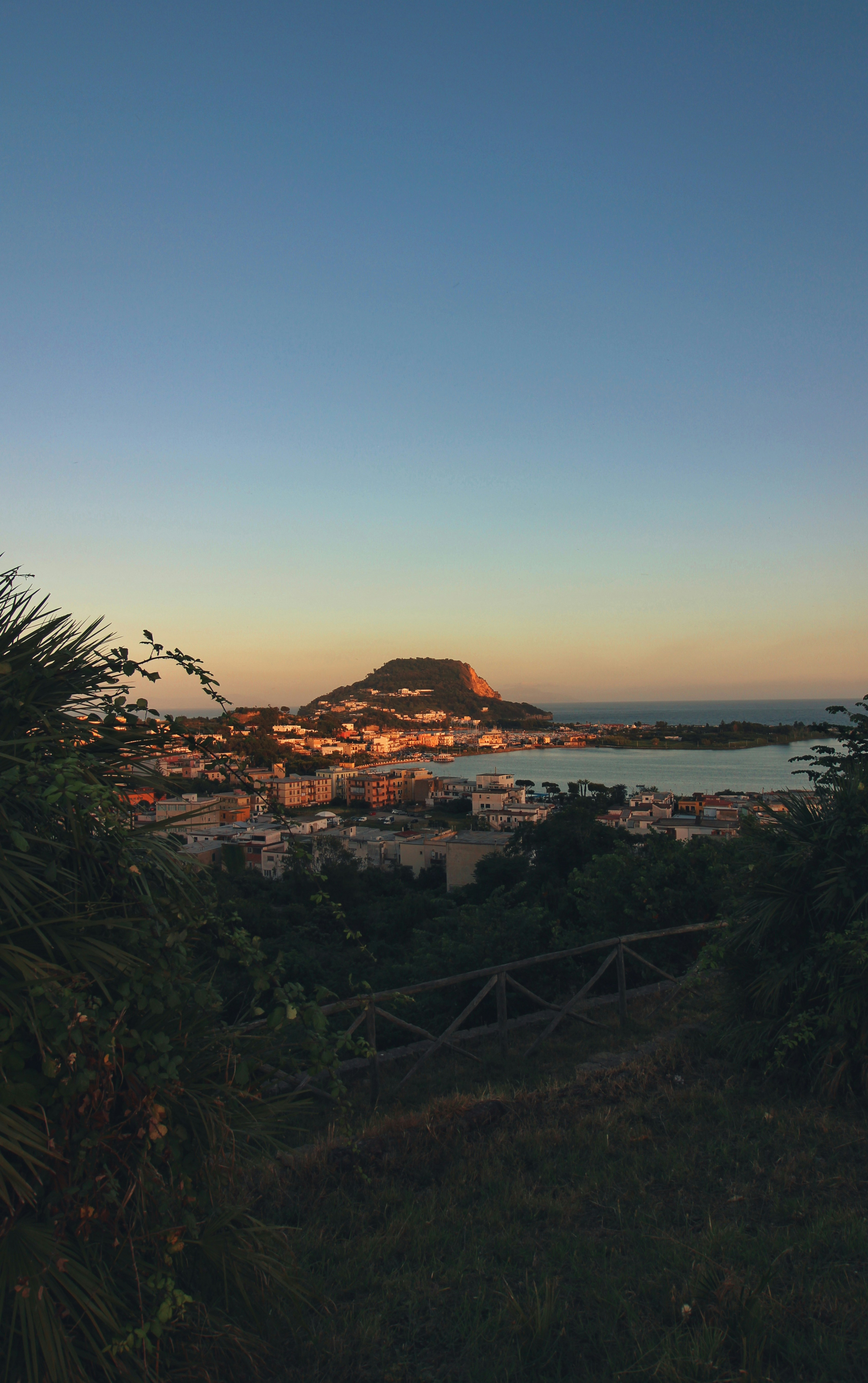 A view of a city and a body of water