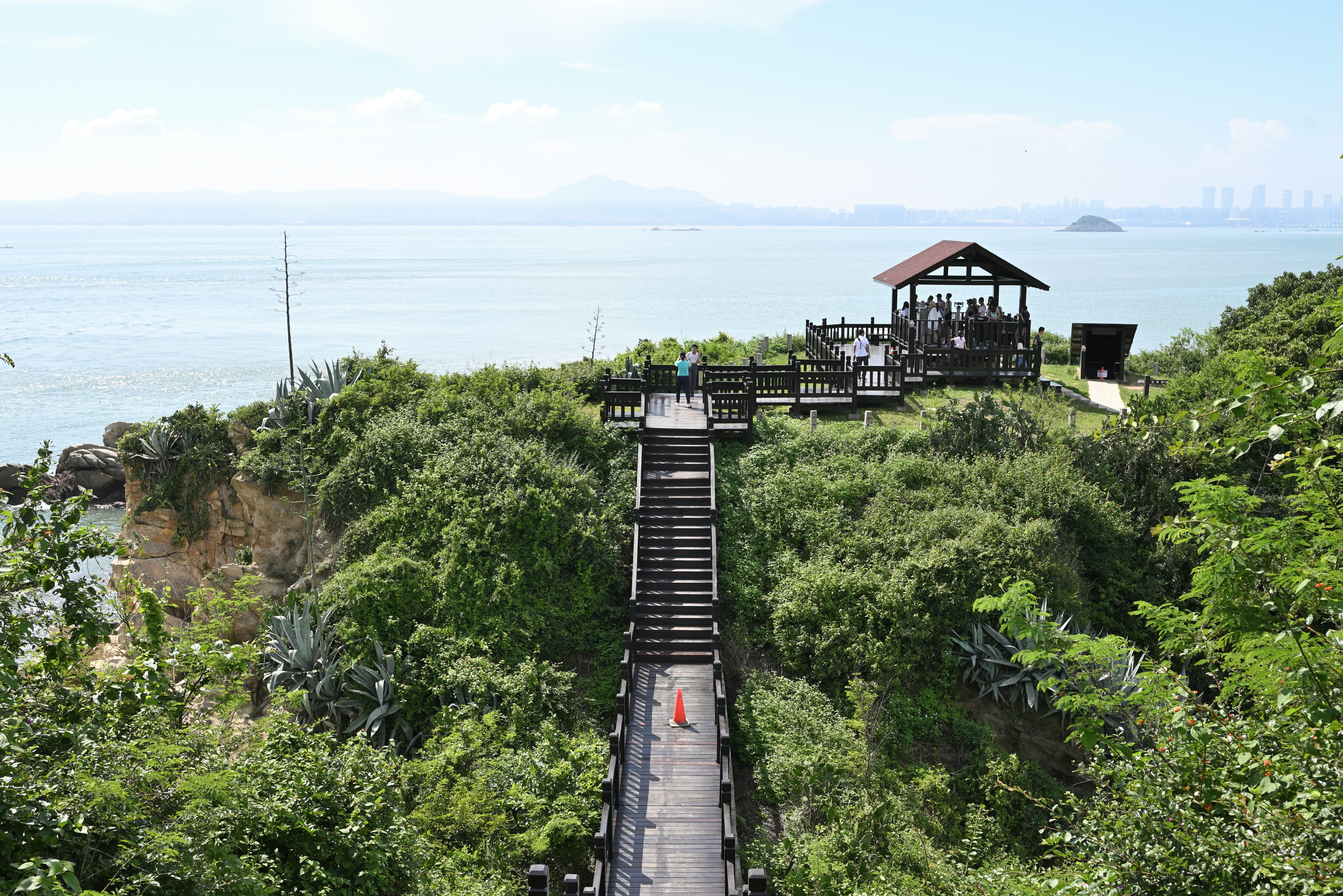 Mandalay Hill covered stairway