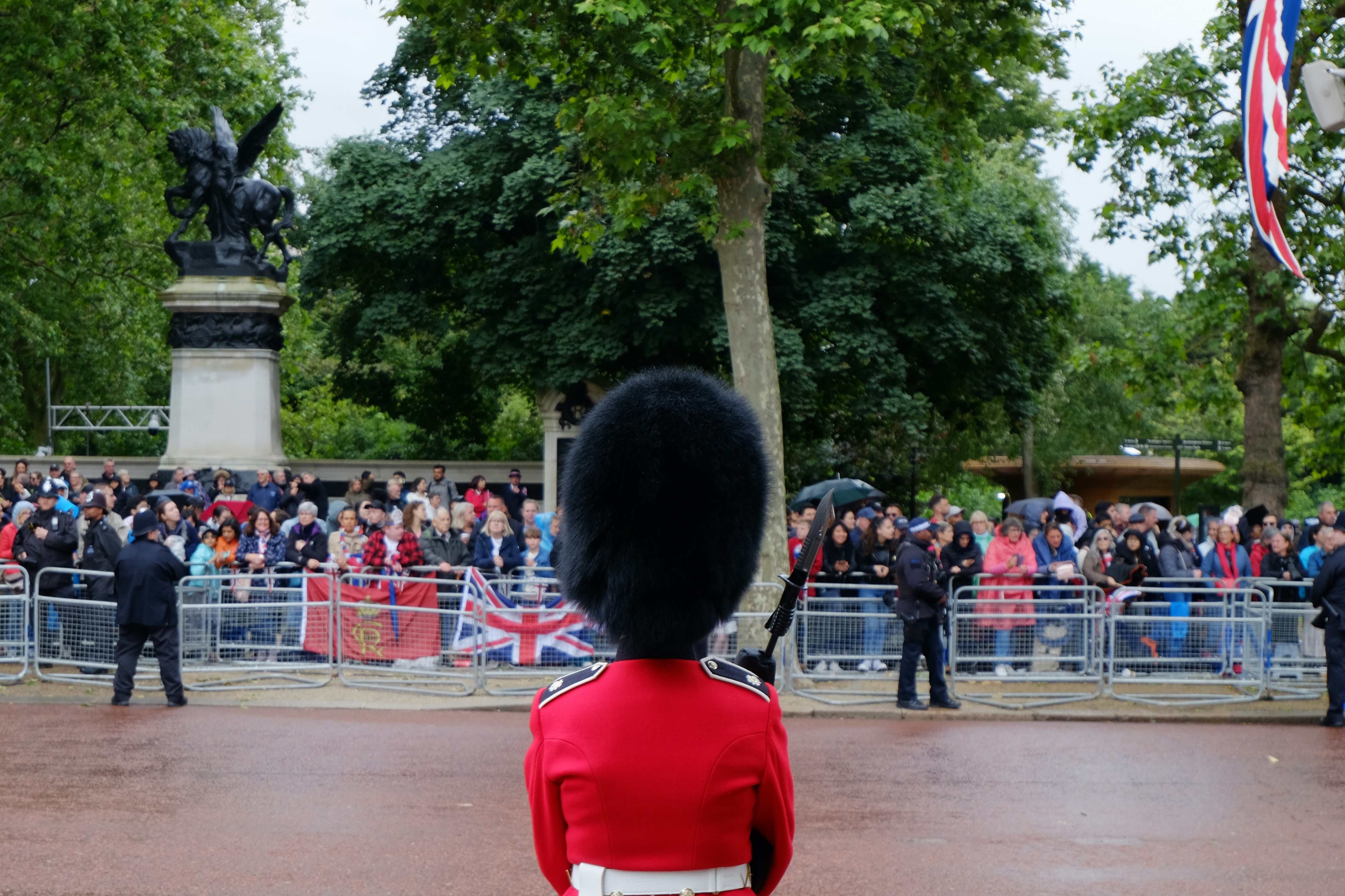 Trooping the colour